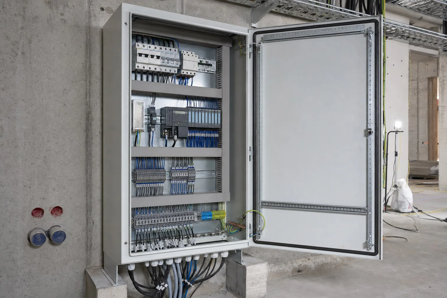 Tablero eléctrico cableado según plano